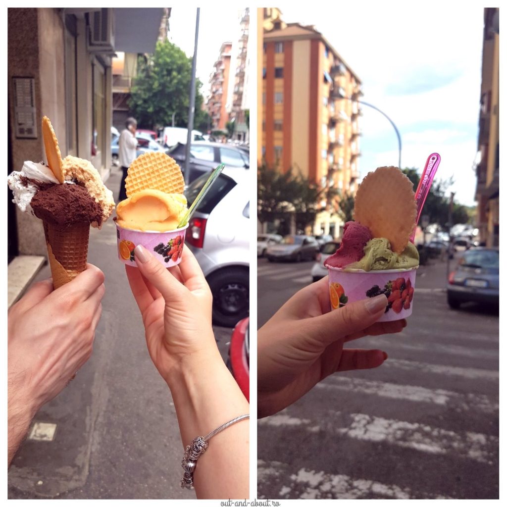 ice cream in rome