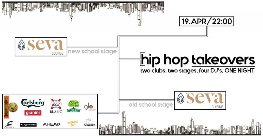 hip hop takeover la seva lounge 
weekend 19-21 aprilie