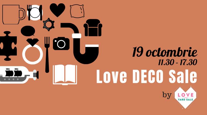 love deco sale 
weekend 18-20 oct