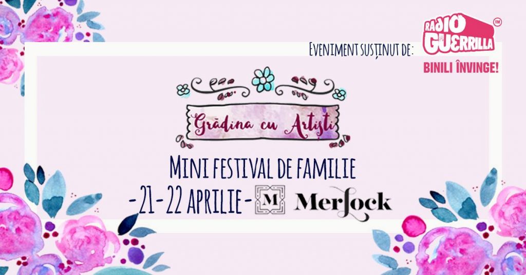 gradina cu artisti festival la Merlock