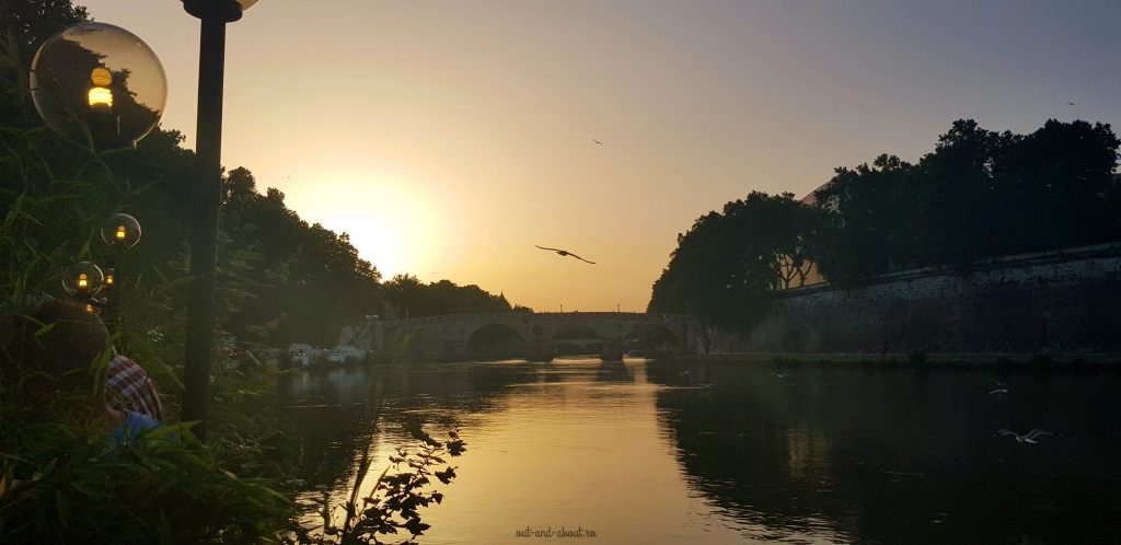 trestavere rome sunset