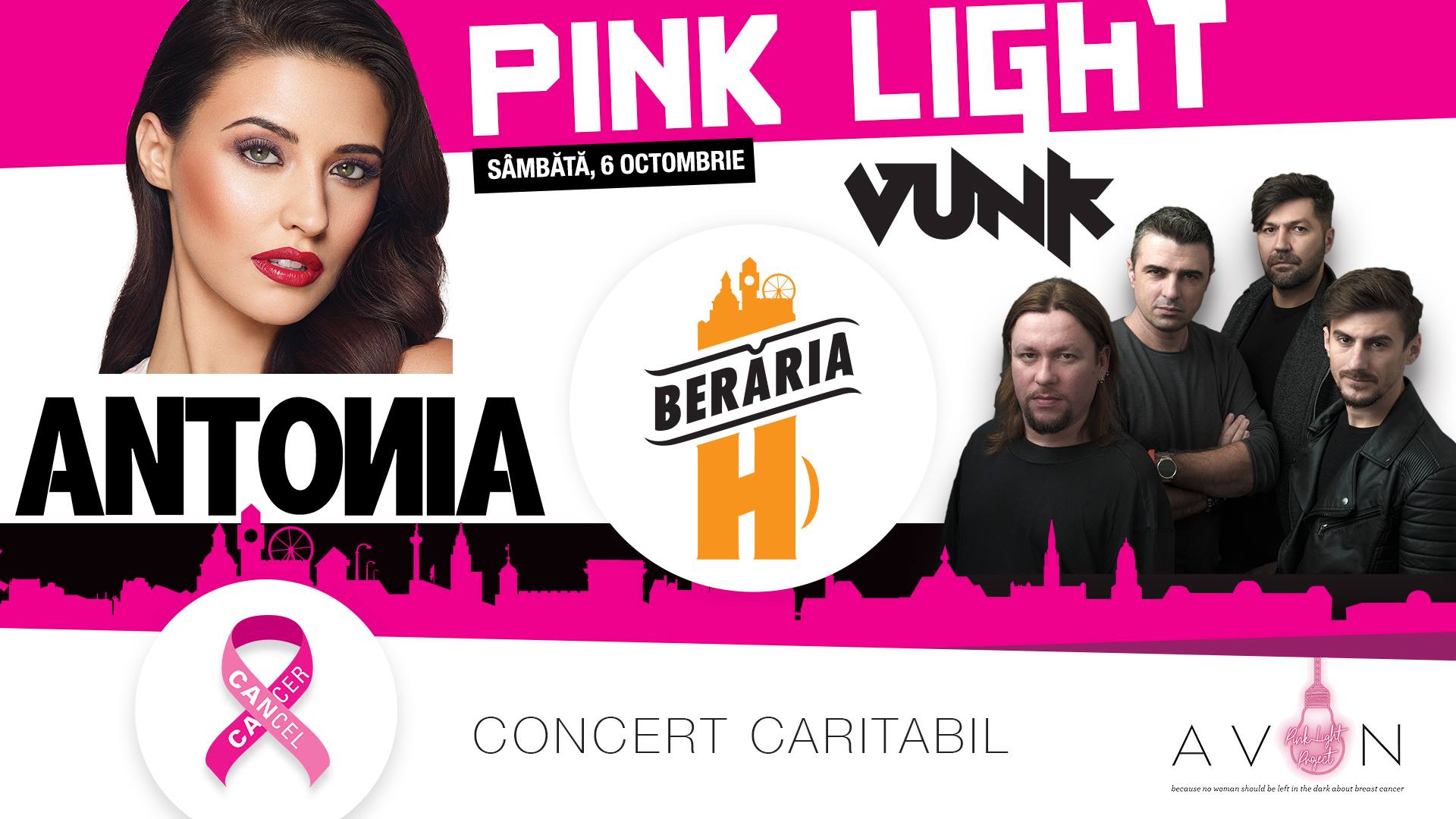 Pink light concert cu Antonia si Vunk