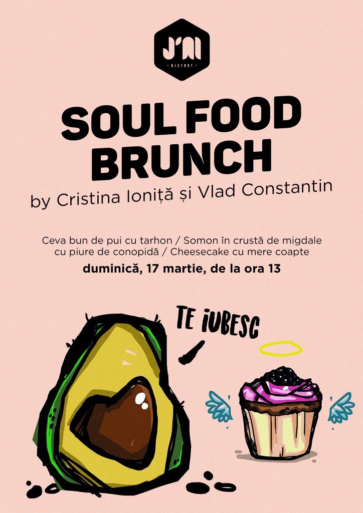 soul food brunch la j'ai bistrot weekend 15-17 martie