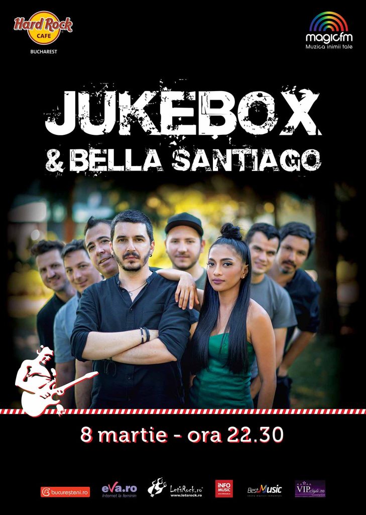 concert jukebox si bella santiago de 8 martie