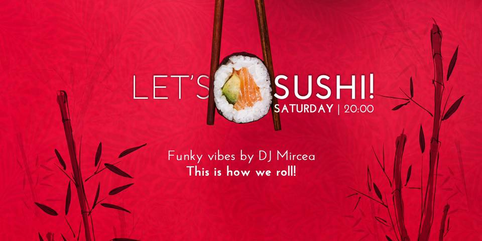 seara sushi la bucharest garden weekend 22-24 martie