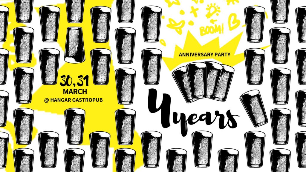 petrecere aniversara, 4 ani de ground zero beer
weekend 29-31 martie