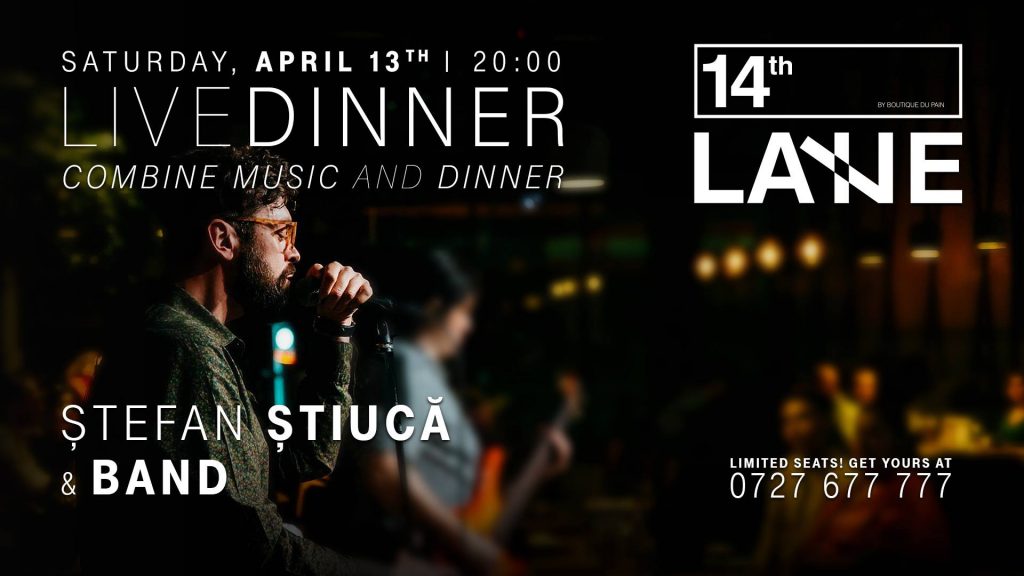 Stefan stiuca la 14thLane
recomandari weekend 12-14 aprilie