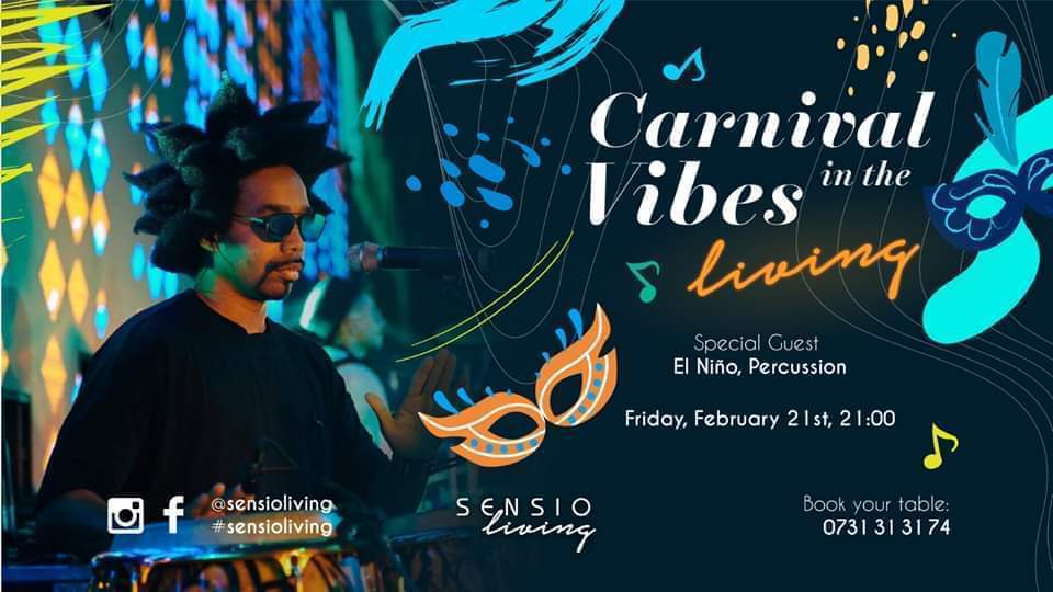 Carnival vibes la Sensio Living
weekend 21-23 februarie