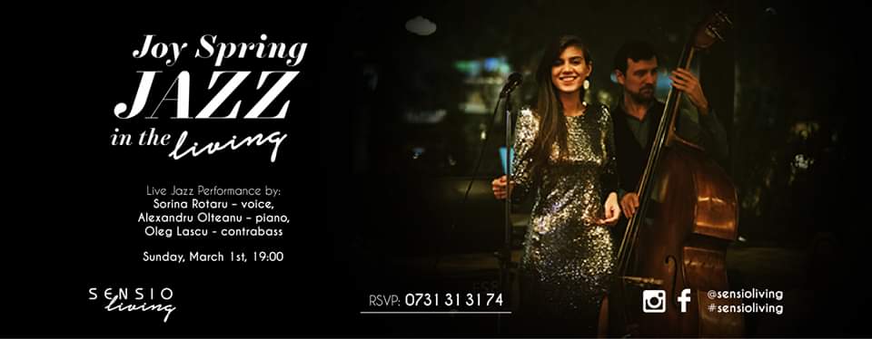 joy spring jazz la sensio living
weekend 28 feb 1 martie