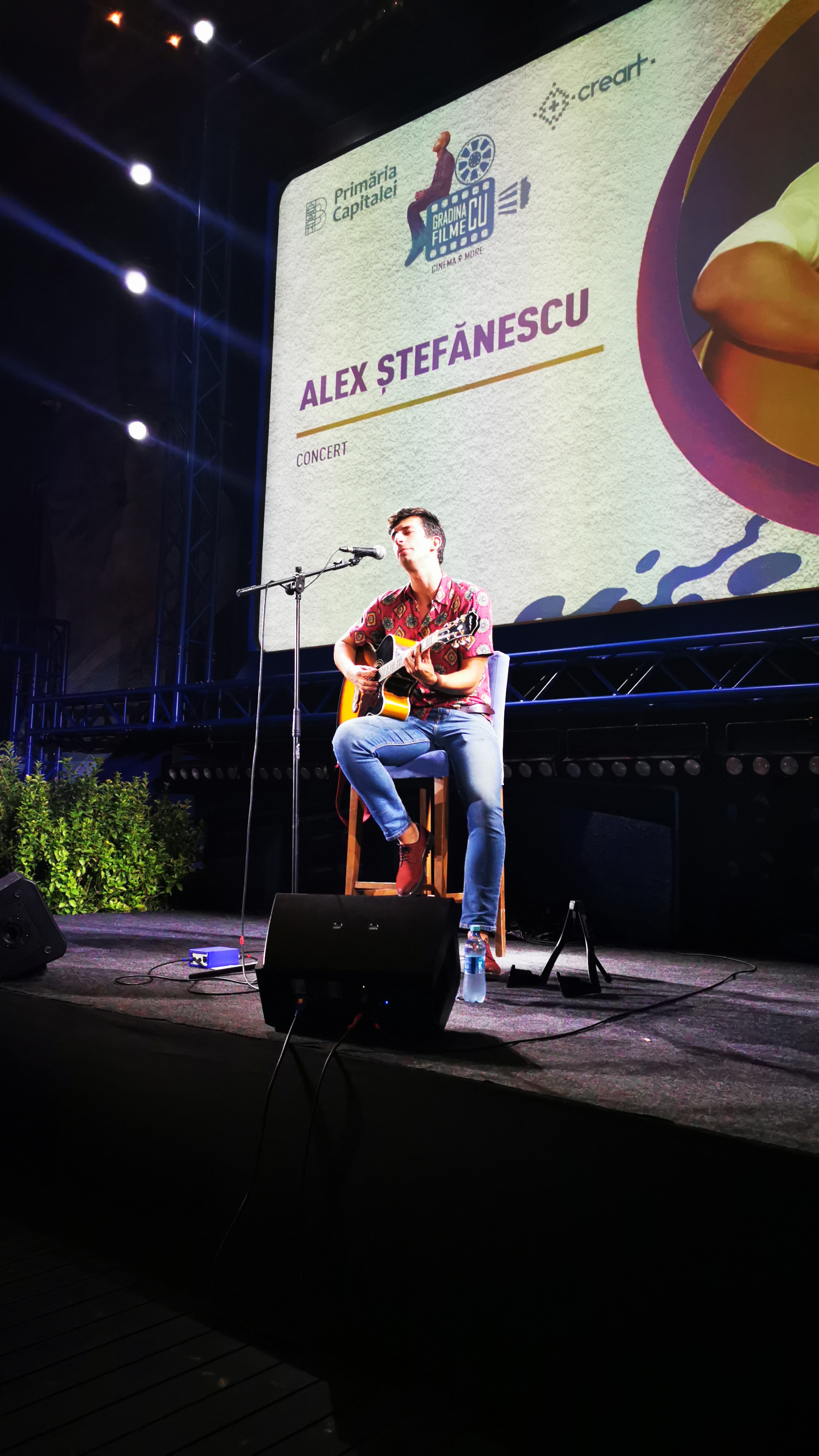 Alex Stefanescu In concert la Grădina cu filme