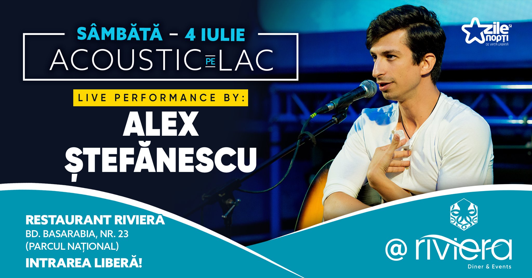 weekend 3-5 iulie
concert alex stefanescu la Riviera Park