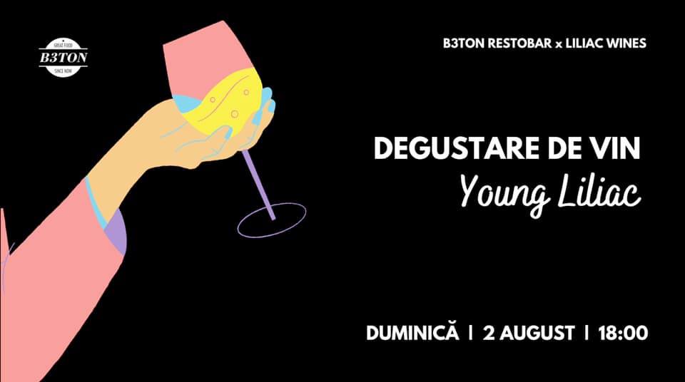 evenimente weekend 31 iulie-2 aug
degustare de vin young liliac la beton restobar