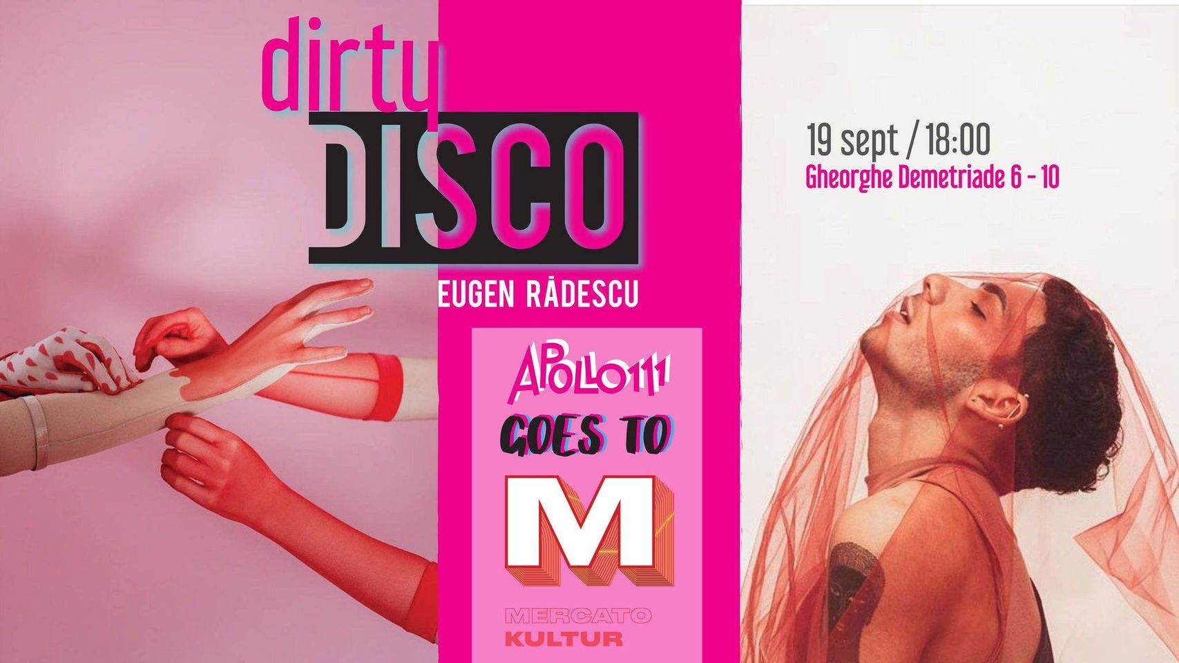 evenimente weekend 18-20 sept 
dirty disco cu eugen radescu la mercato kultur