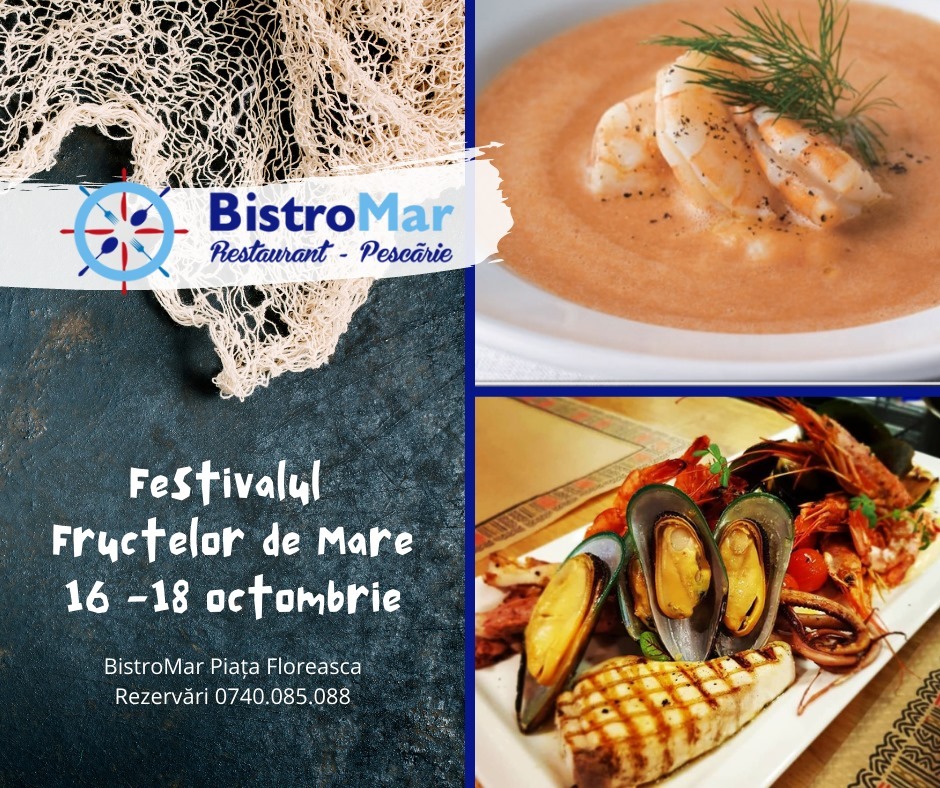 evenimente weekend 16-18 oct
festivalul fructelor de mare 