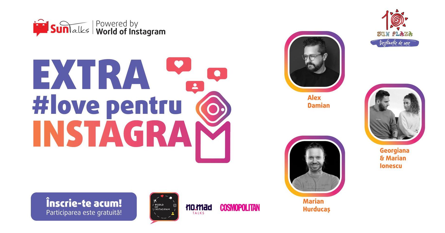 evenimente weekend 16-18 oct
extra love for instagram