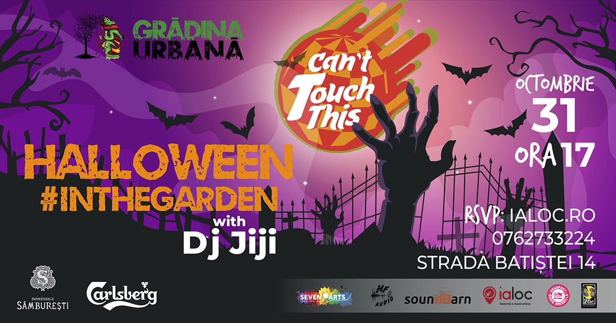 evenimente weekend 30 oct- 1 nov
halloween in the garden