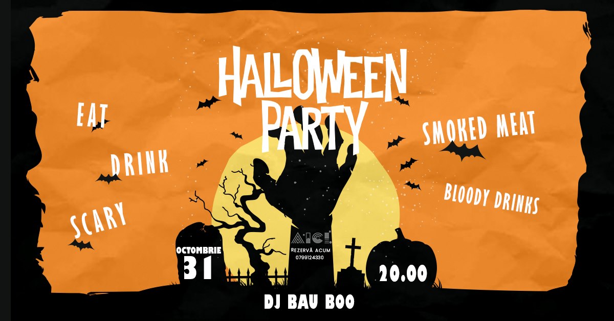 evenimente weekend 30 oct- 1 nov
smoked halloween la aici