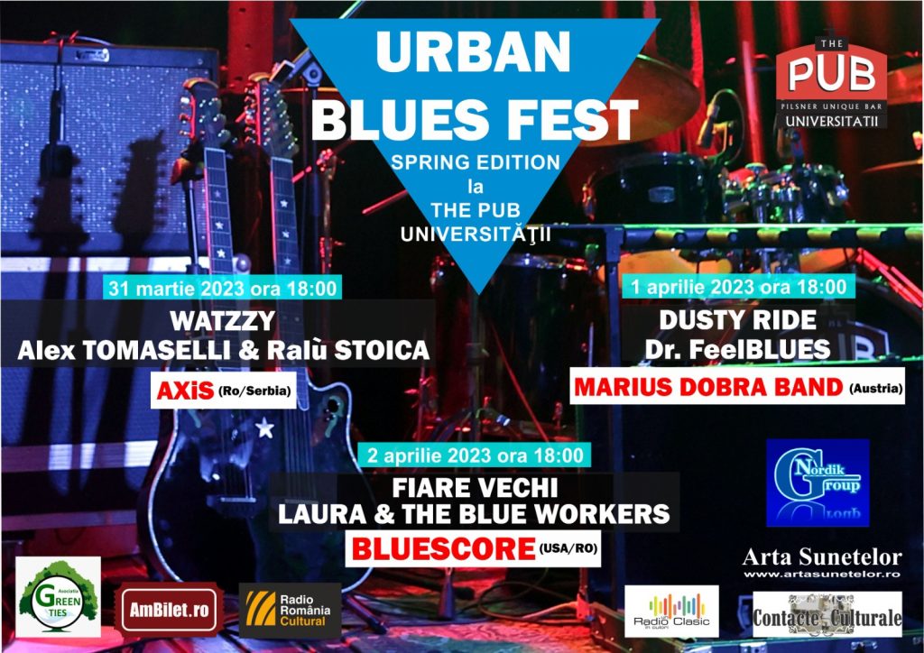 weekend 31 martie - 2 aprilie
urban blues fest
