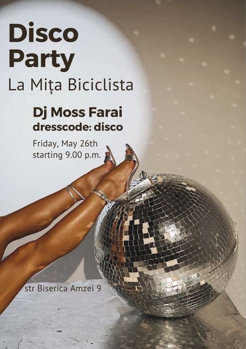 disco party la Mita Biciclista
weekend 26-28 mai